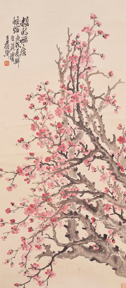 Plum Blossoms by Wu Changshuo
