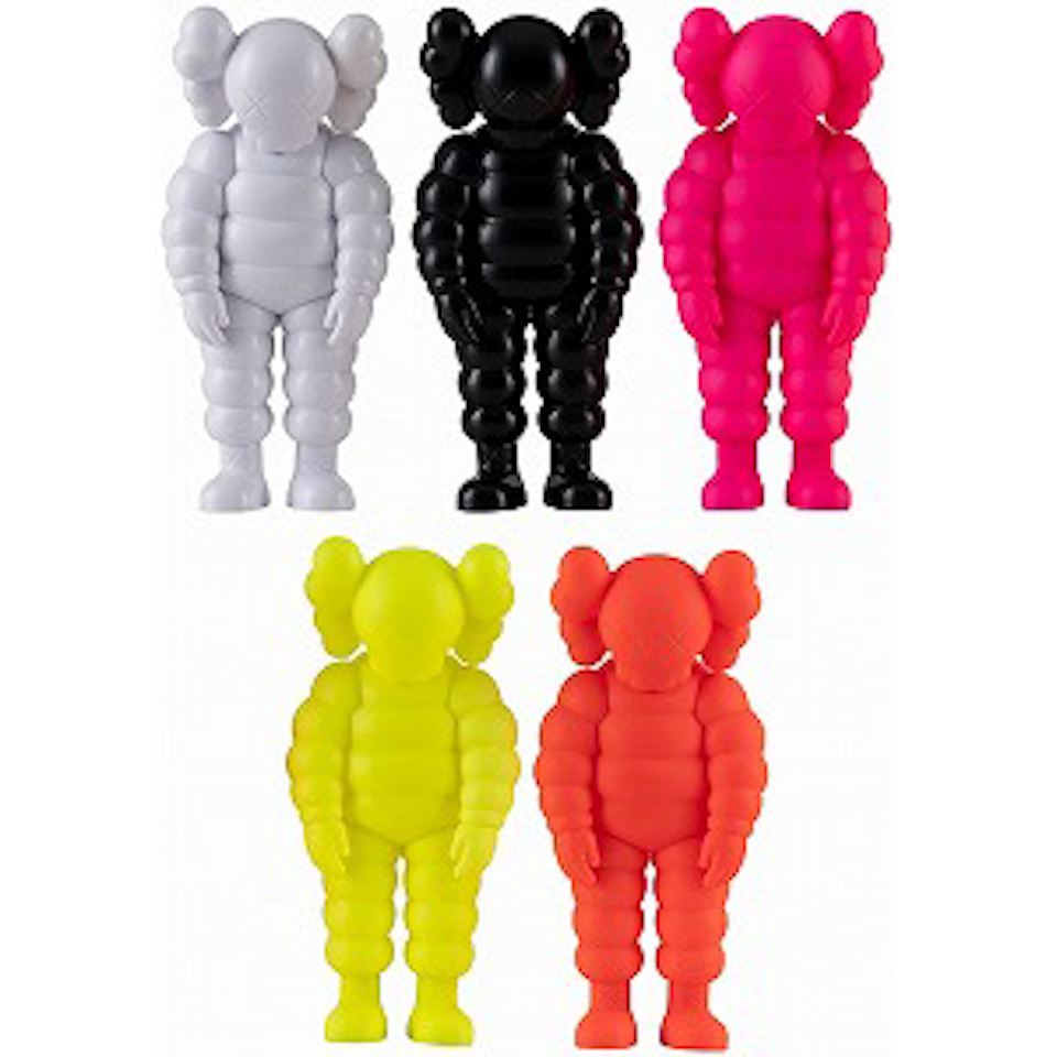 WHAT PARTY OPEN EDITION (White, Black, Pink, Yellow, Orange) by Kaws