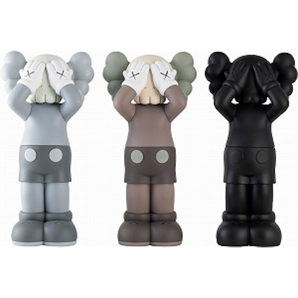 KAWS: HOLIDAY UK - Figure (Gray, Brown, Black) by Kaws