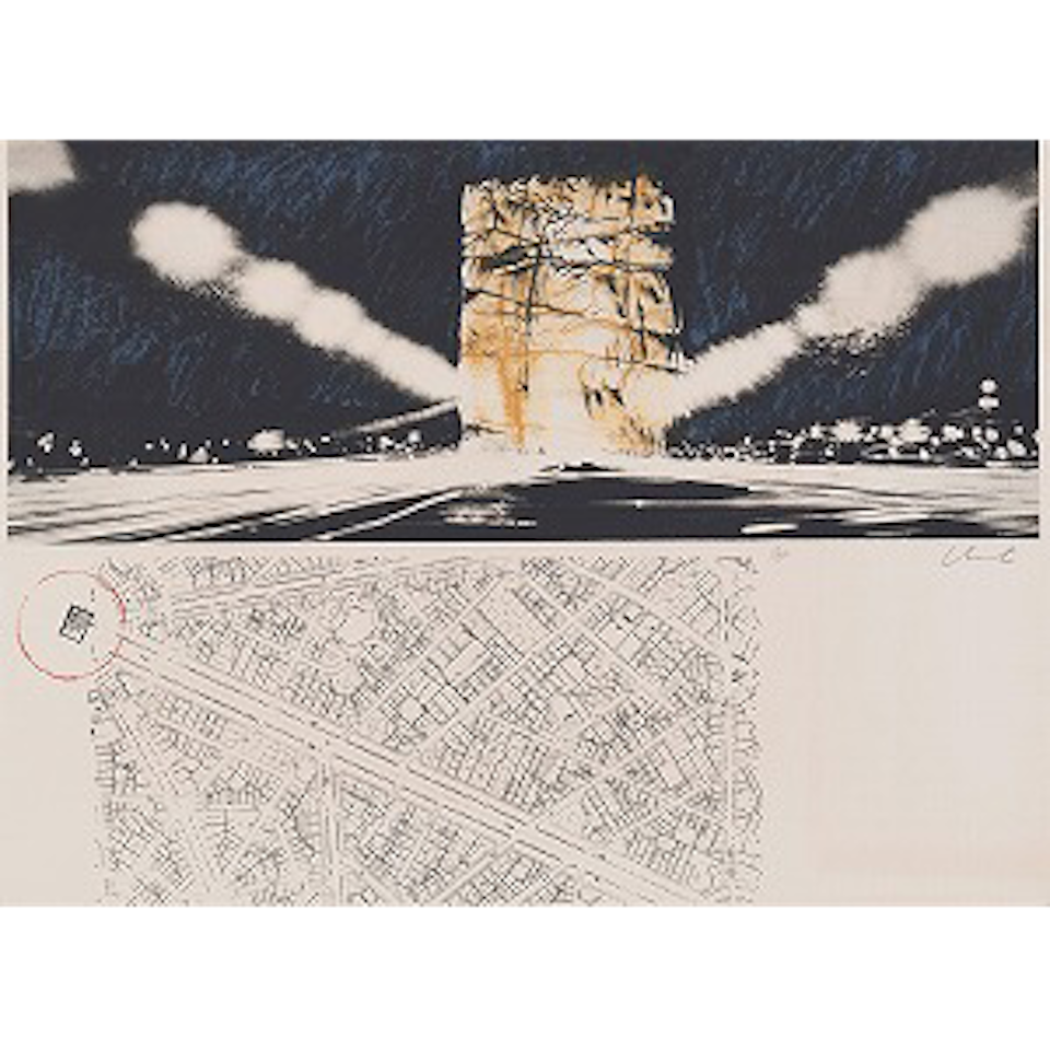 Packed Building, Project for the Arc de Triomphe, Paris (Schellmann 32) by Christo