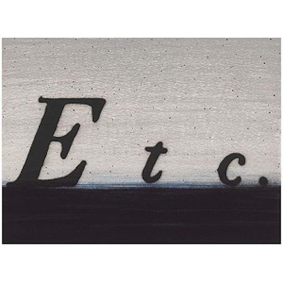 ETC. (Engberg 207) by Ed Ruscha