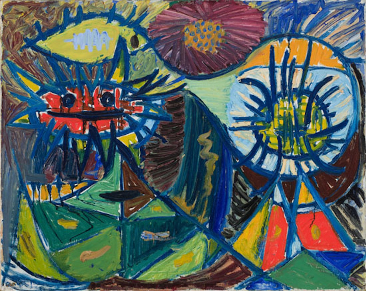 Rifki florblomster by Asger Jorn