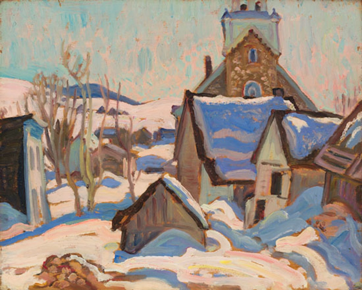 The Church at St. Tite des Caps by Alexander Young Jackson
