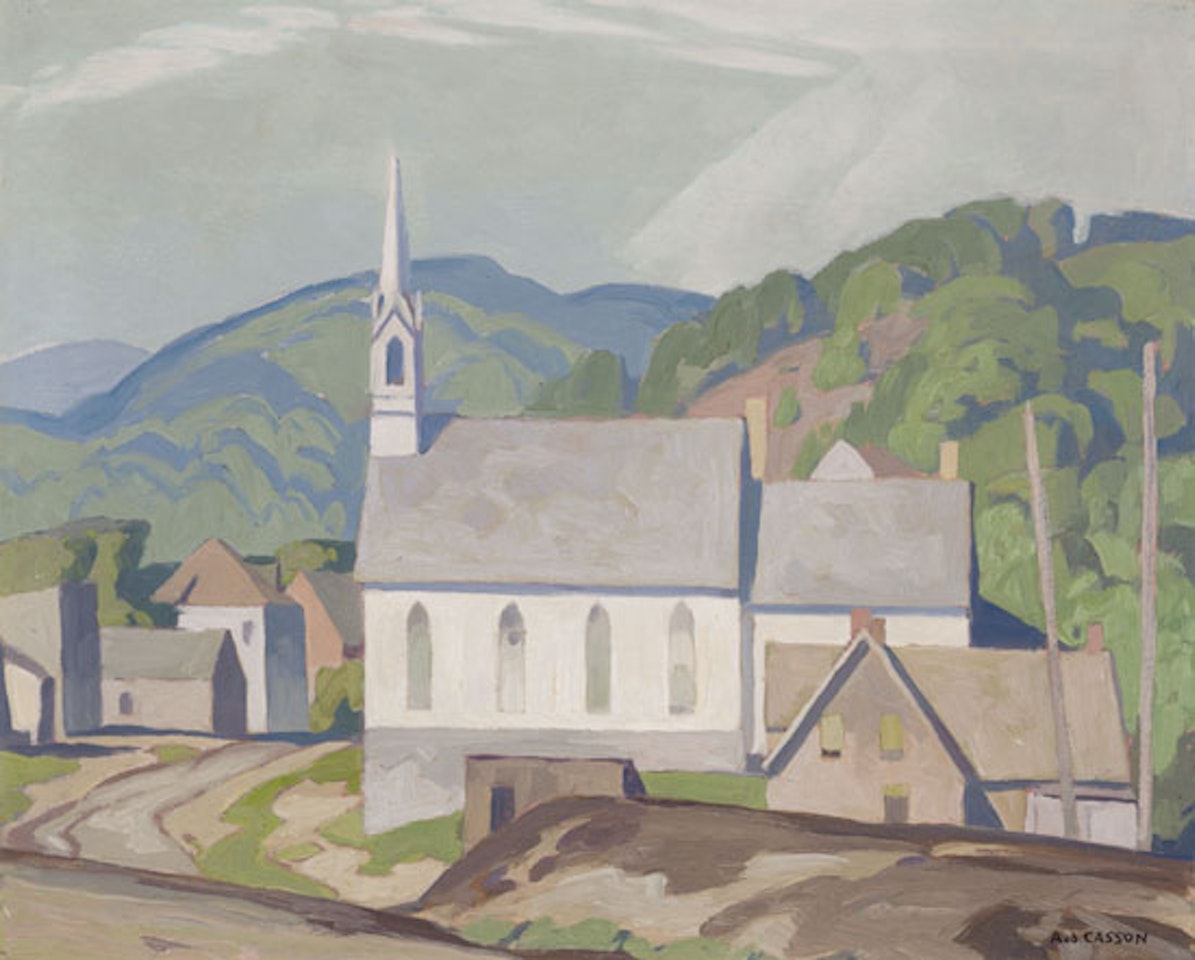 The Village Church at Barry"s Bay by Alfred Joseph Casson
