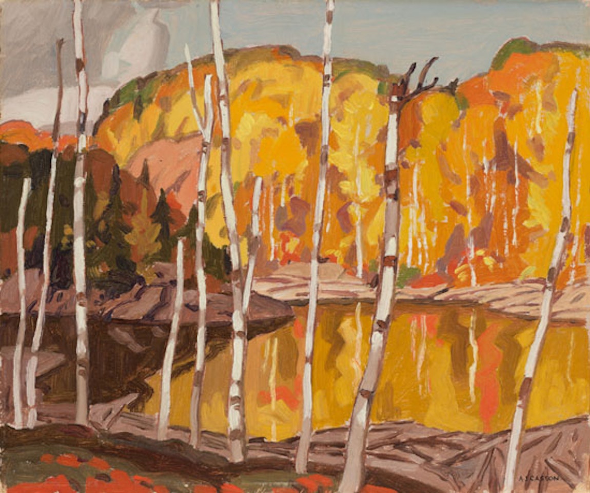Golden Pool, Redstone River by Alfred Joseph Casson