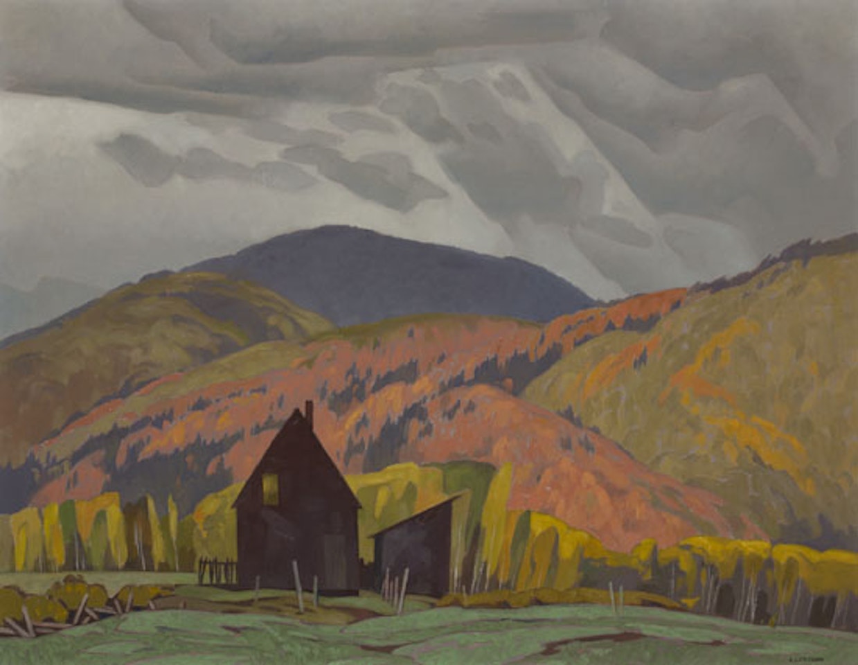 Abandoned Farm, Halfway Lake by Alfred Joseph Casson