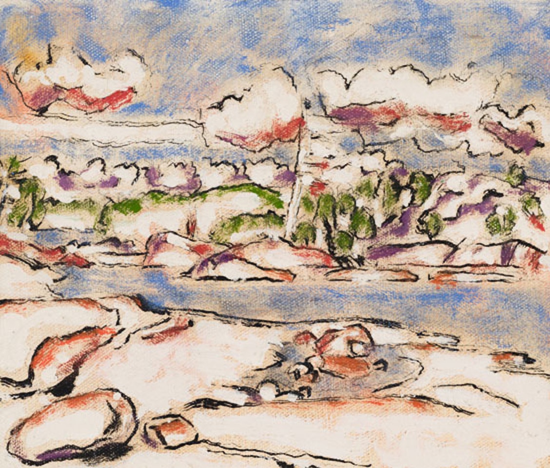 Rock Pool, Six Mile Lake, Muskoka, Ontario by David Brown Milne
