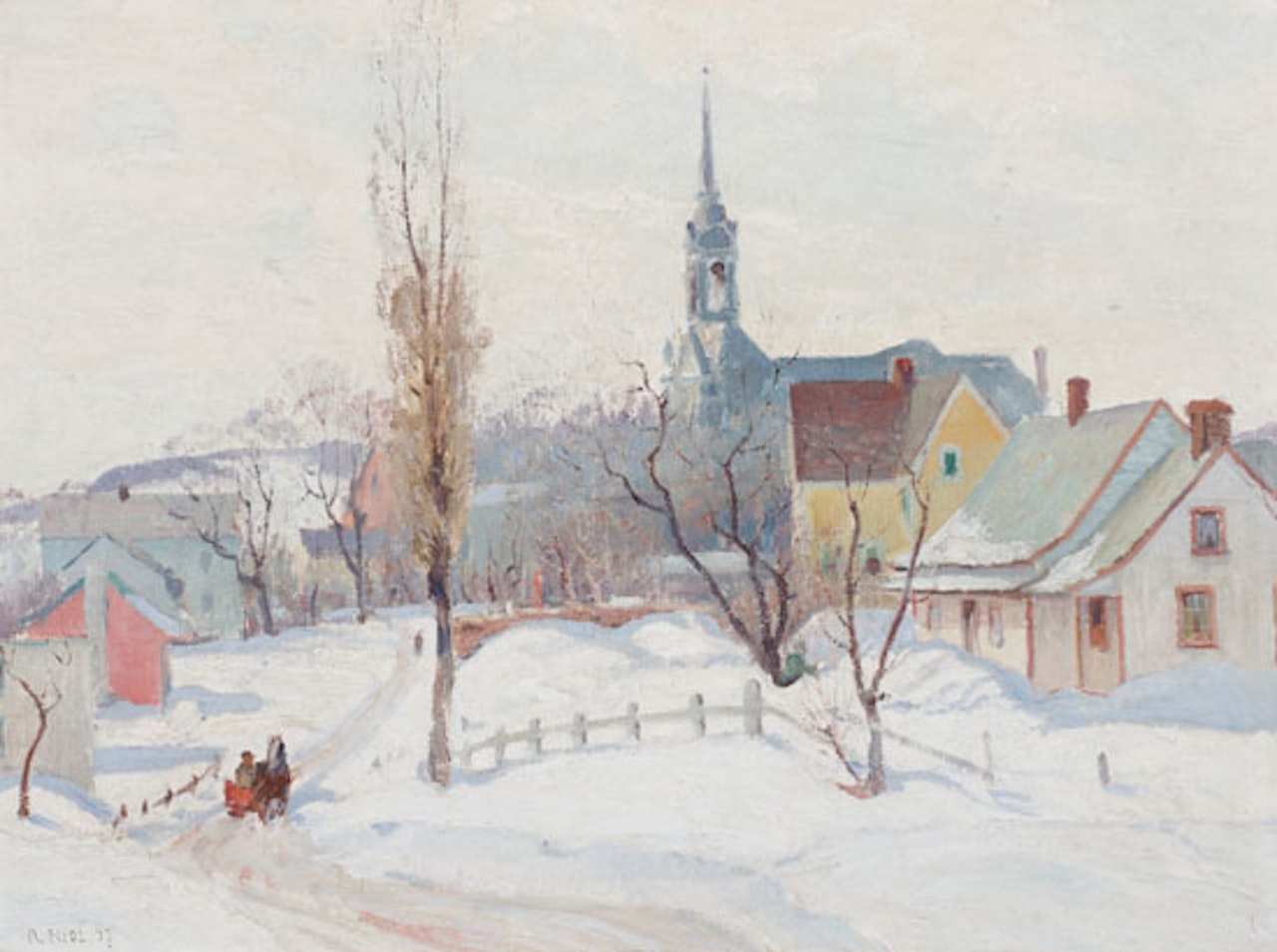 Quebec Village by Robert Pilot