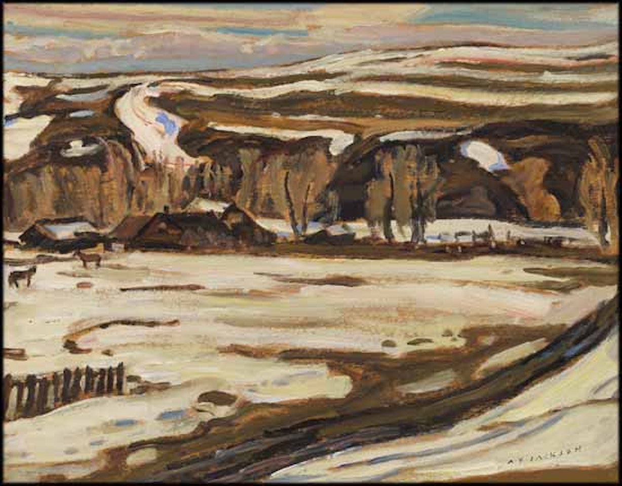 The Bar X Ranch, Pincher Creek, Alberta by Alexander Young Jackson