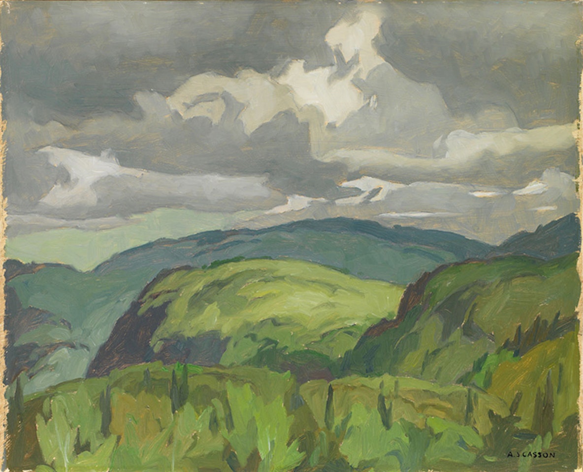 South Portage Road / Hills Near Dwight by Alfred Joseph Casson