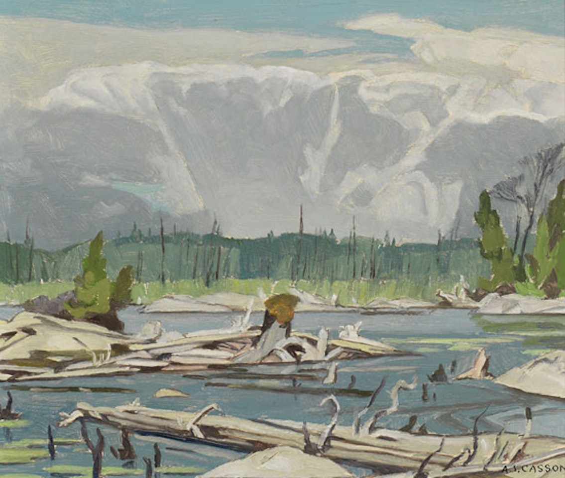 Bog on Clarendon Lake by Alfred Joseph Casson