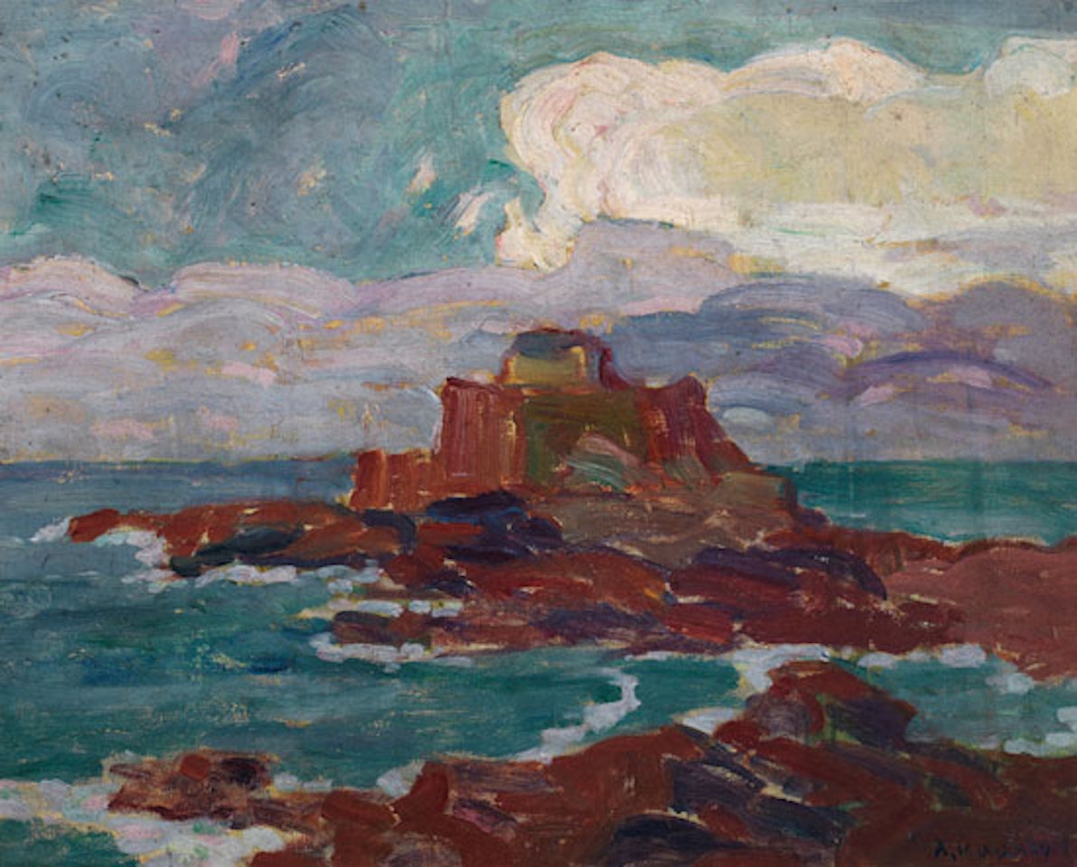 Rocky Promontory, Normandy by Alexander Young Jackson