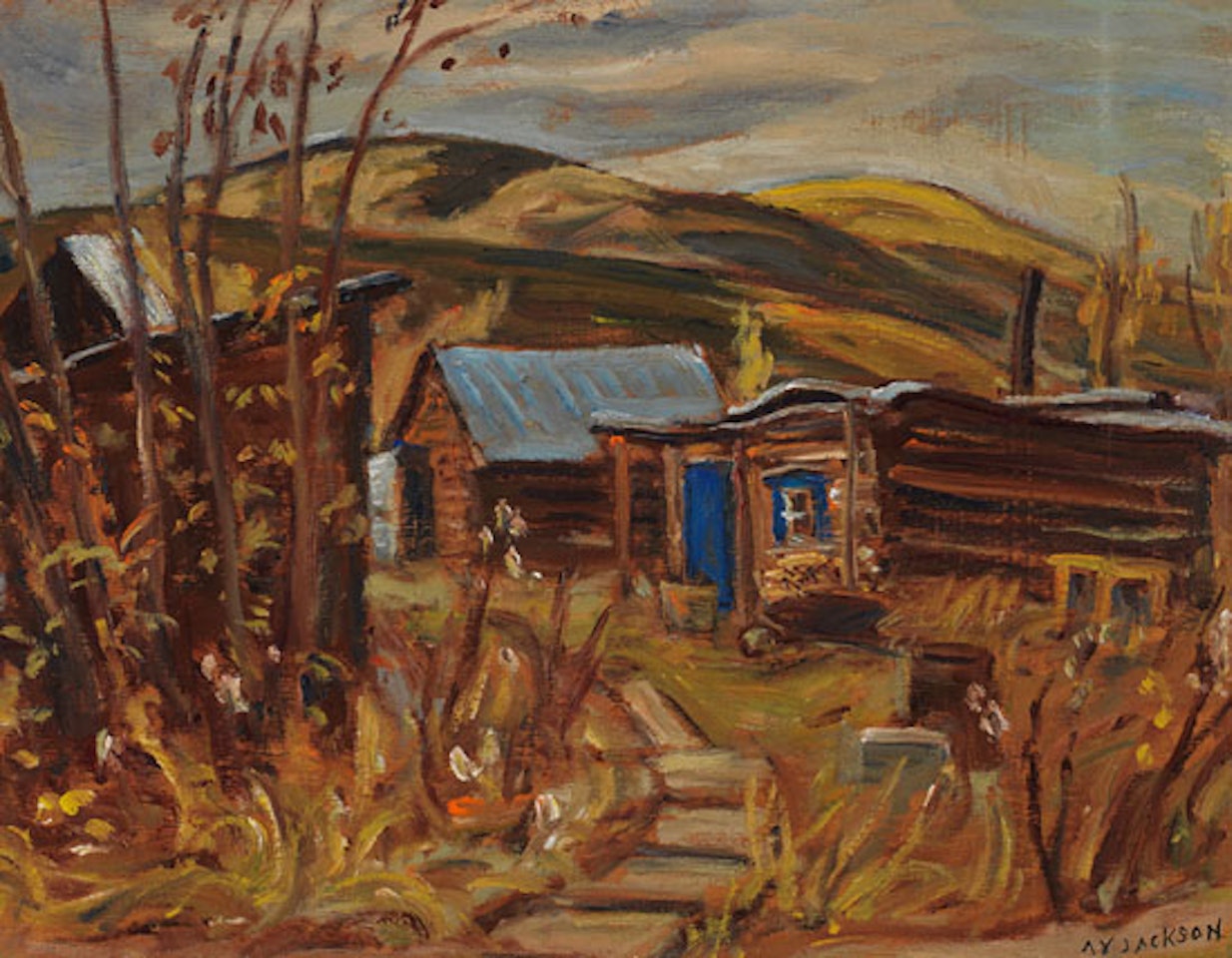 Pioneer Cabin, Dawson City, Yukon by Alexander Young Jackson