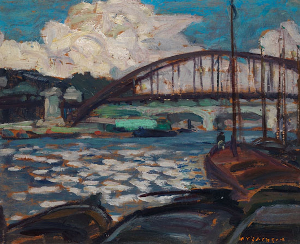 On the Seine, Paris by Alexander Young Jackson