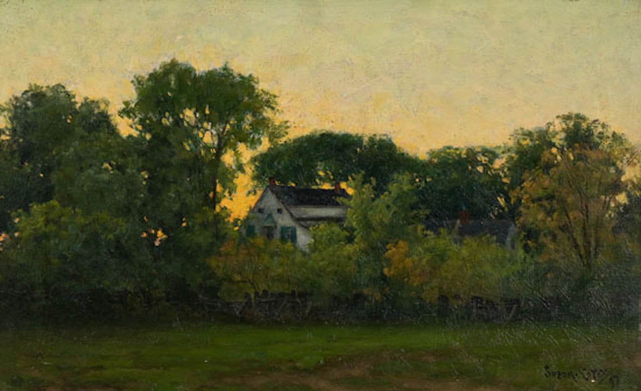 Le vieux manoir de Nicolet, soir by Marc-Aurele de Foy Suzor-Cote