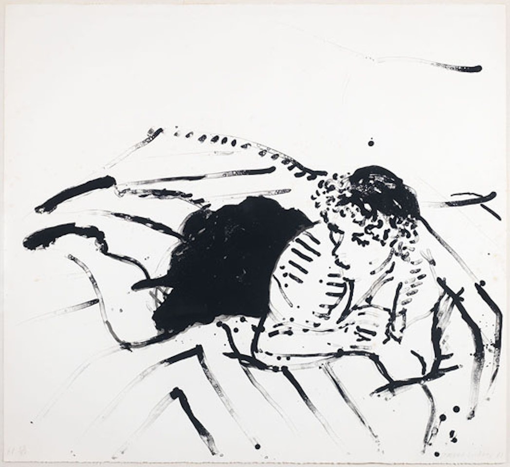 Big Celia Print #2 by David Hockney