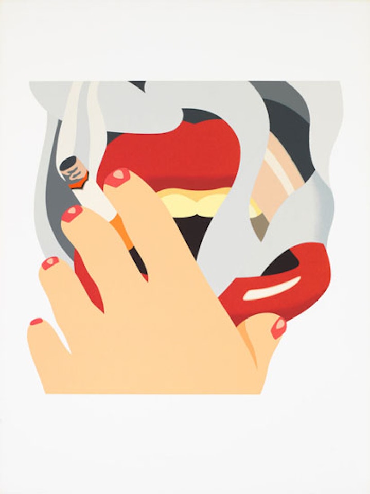 Smoker (from An American Portrait) by Tom Wesselmann