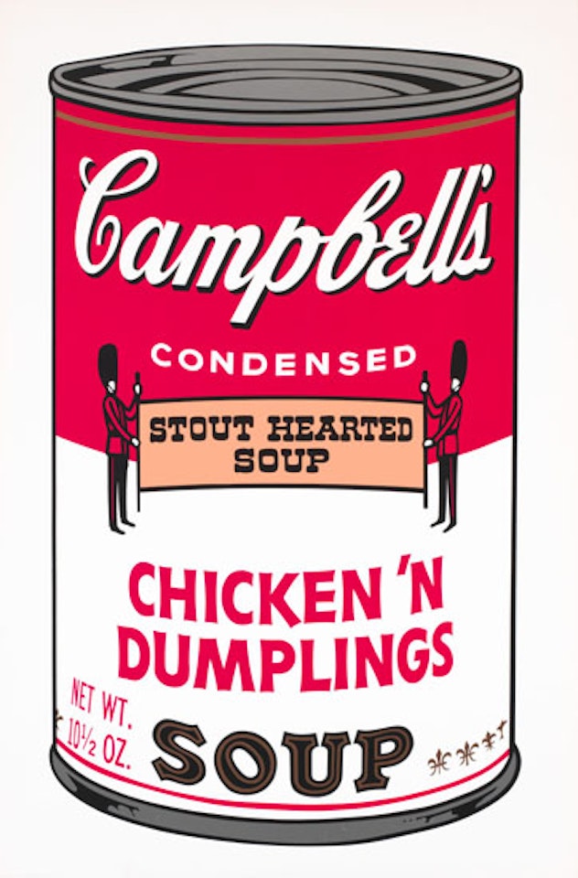 Chicken "N Dumplings, from Campbell"s Soup II (F. & S. II.58) by Andy Warhol