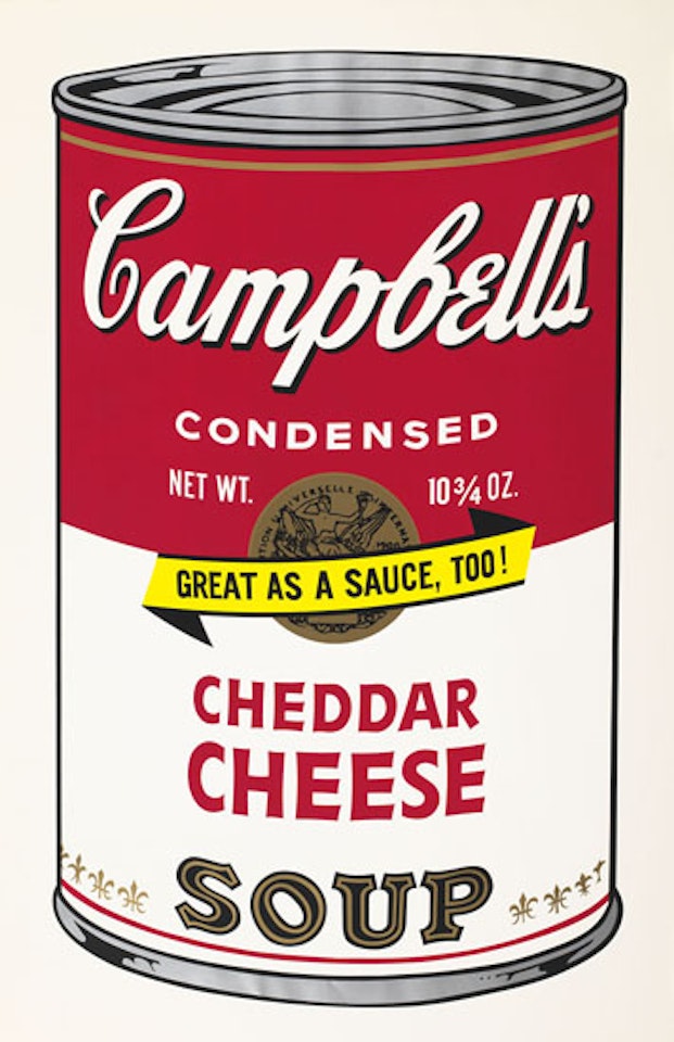 Cheddar Cheese, from Campbell"s Soup II (F. & S. II.63) by Andy Warhol