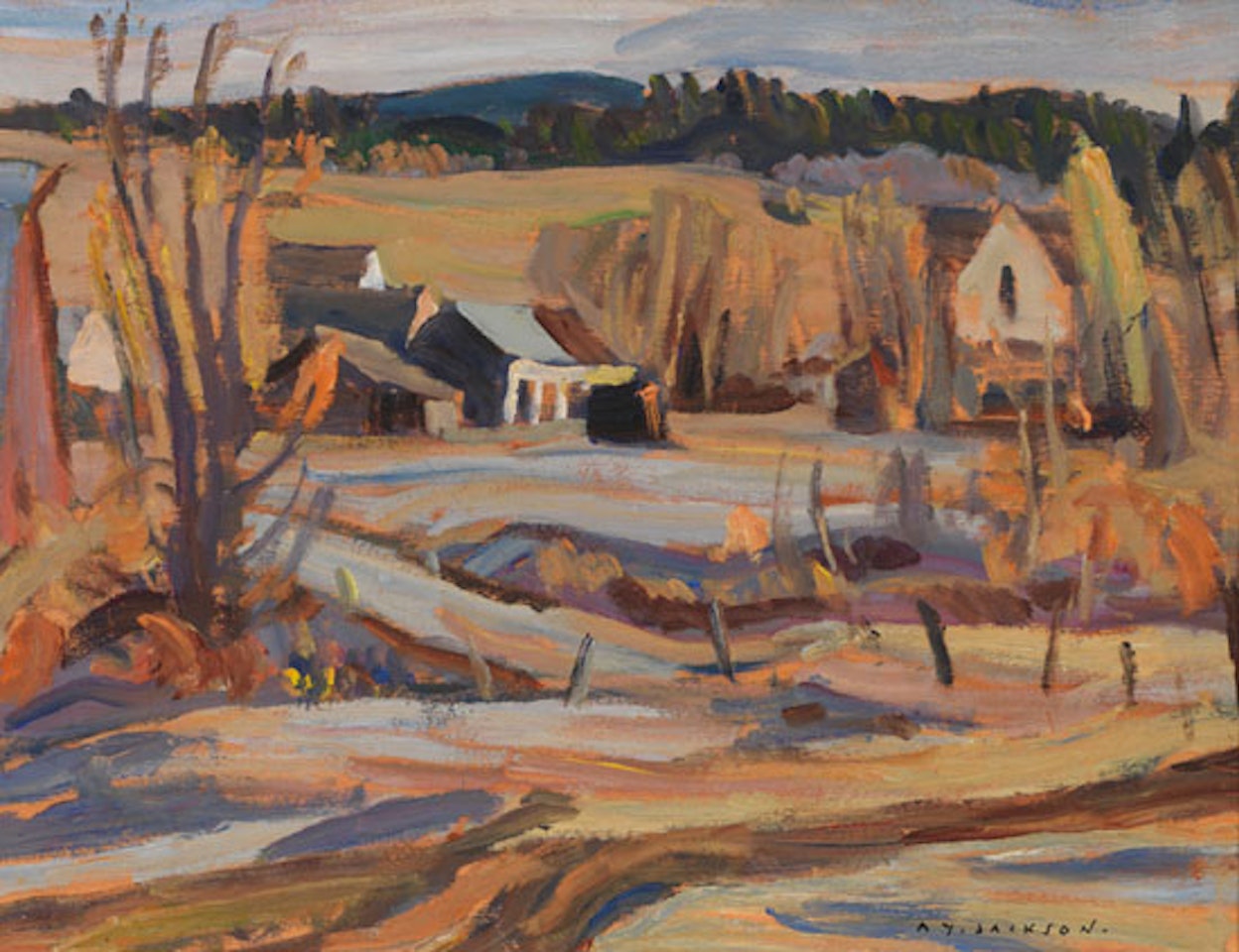 Onward Ranch, 150 Mile House, BC by Alexander Young Jackson