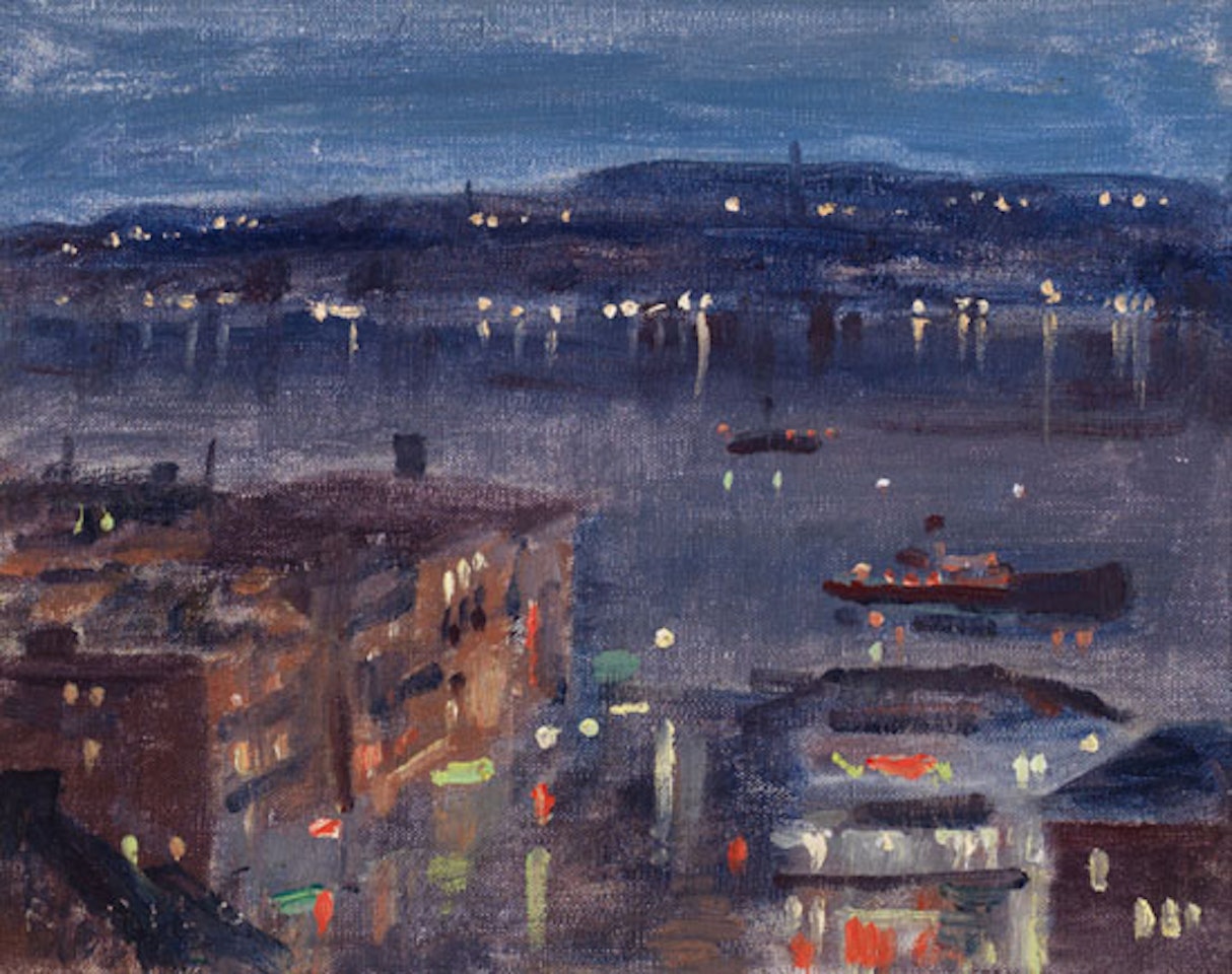 Quebec at Nightfall by Robert Pilot