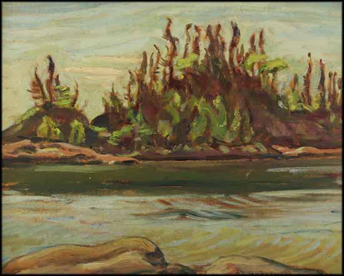 Island in Lake Superior by Alexander Young Jackson