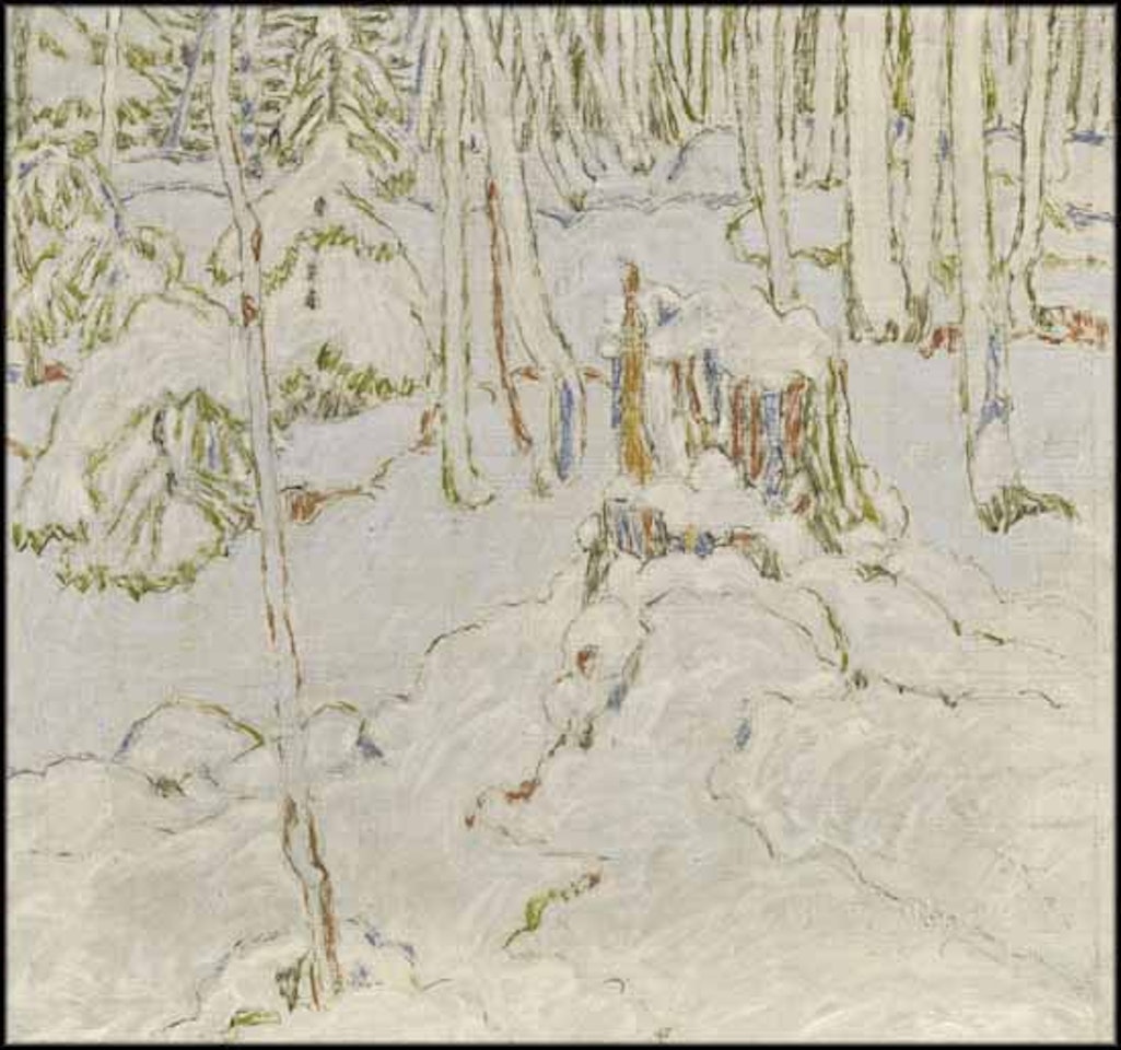 Snowy Hemlocks by David Brown Milne