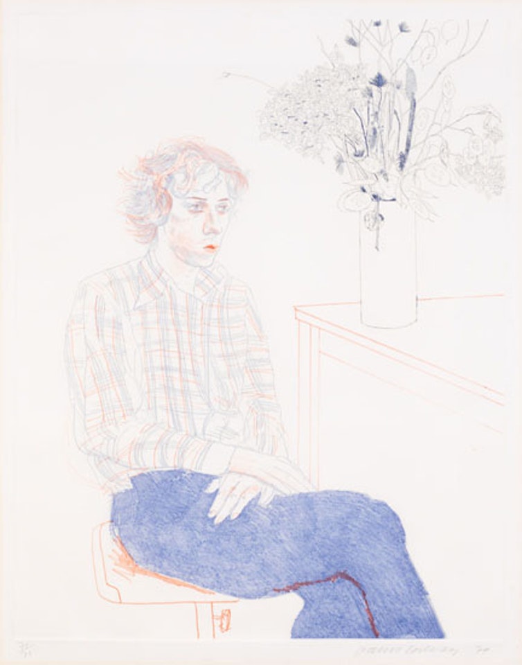 Gregory by David Hockney