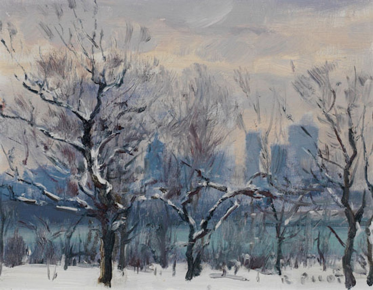 Winter, St. Helen"s Island, Montreal by Robert Pilot