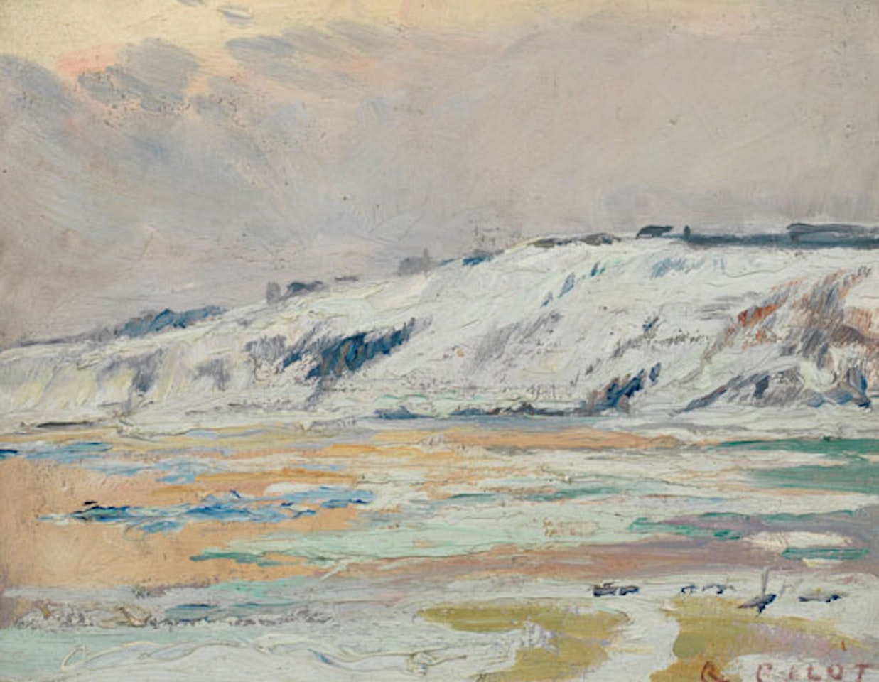 View of Québec from Lévis by Robert Pilot
