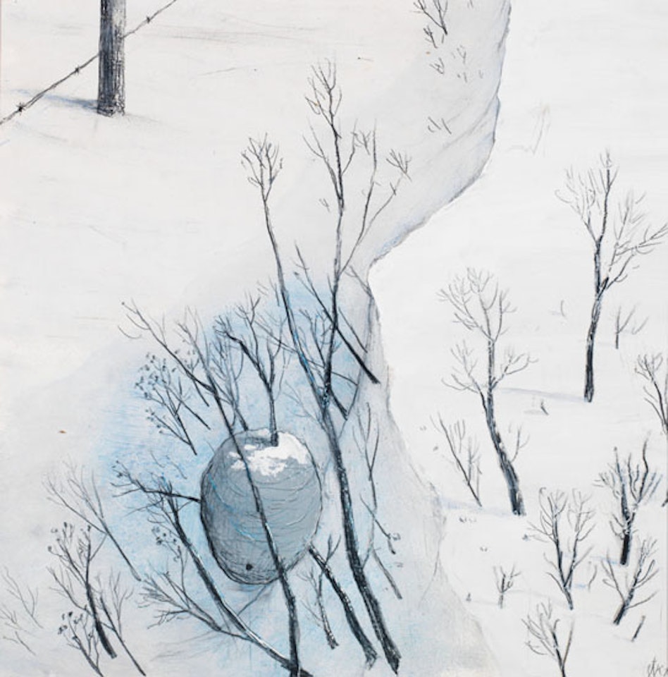 Hornet"s Nest in Snowdrift by William Kurelek