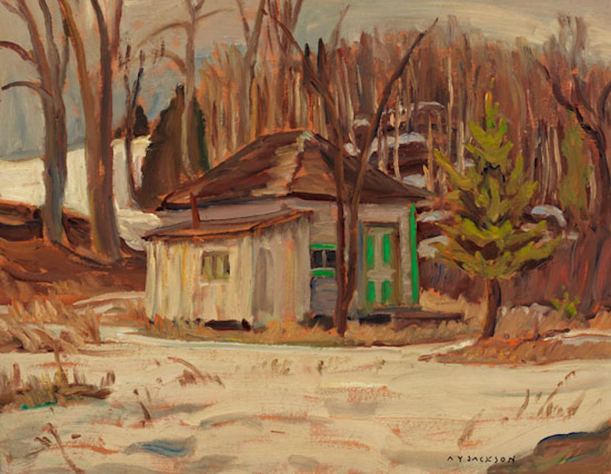 Summer House at Poltimore, Quebec by Alexander Young Jackson