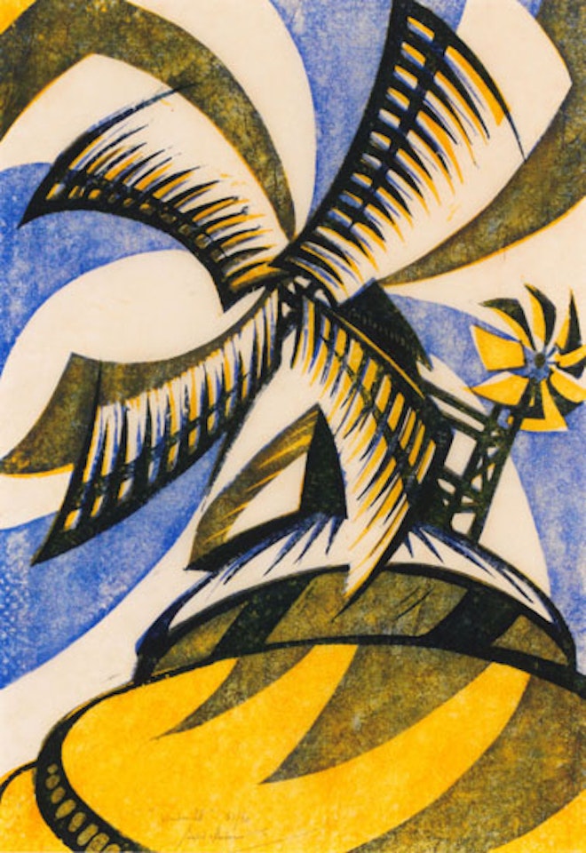 Windmill by Sybil Andrews