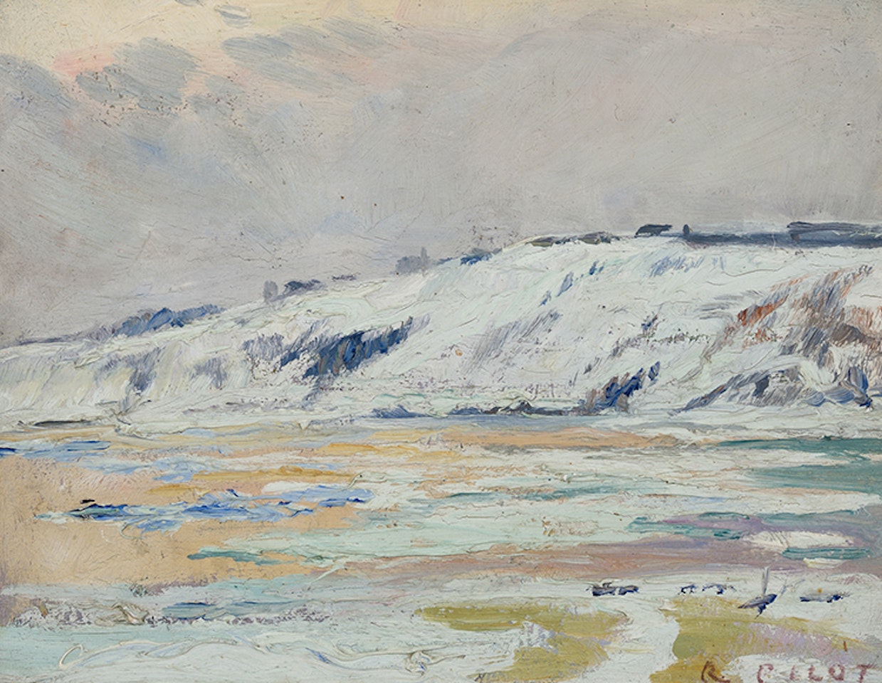 View of Quebec from Levis by Robert Pilot