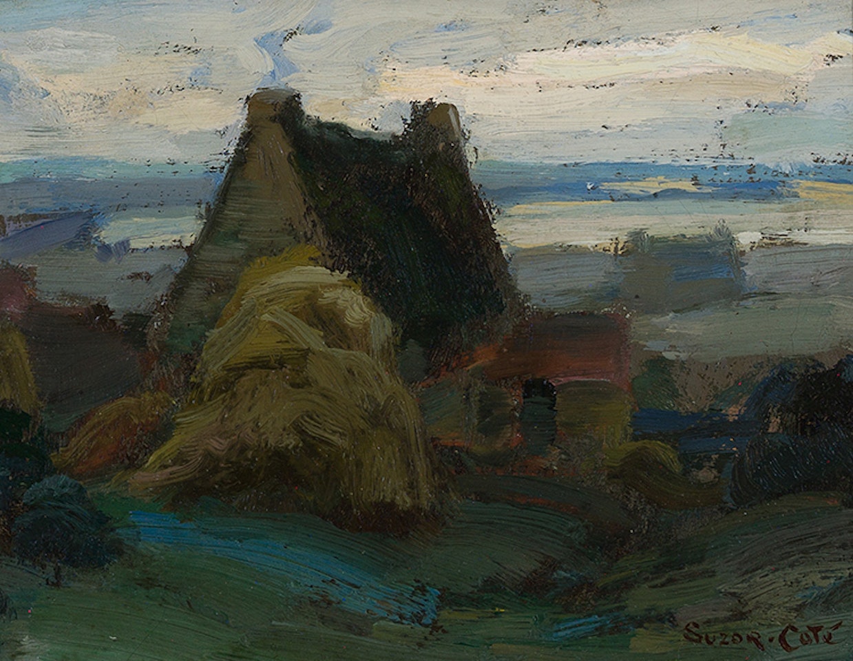 Maison de pêcheur, Port-Blanc, Bretagne by Marc-Aurele de Foy Suzor-Cote