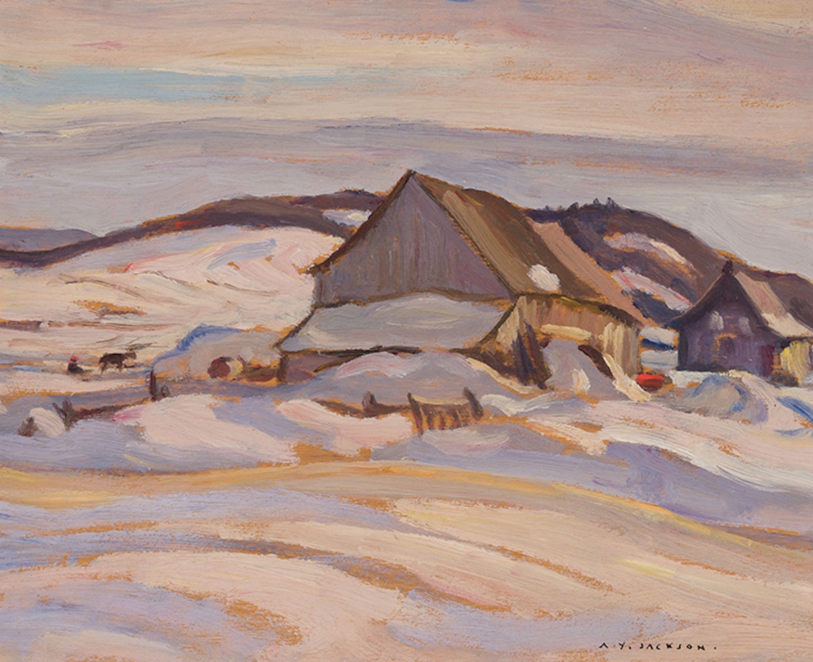 Farm at St. Simon, Rimouski by Alexander Young Jackson