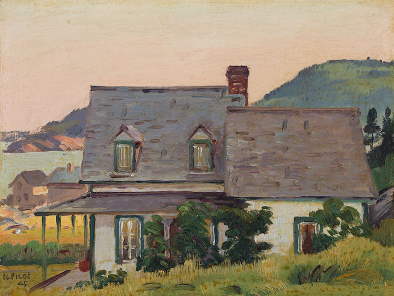 Old House, Tadoussac, Quebec by Robert Pilot