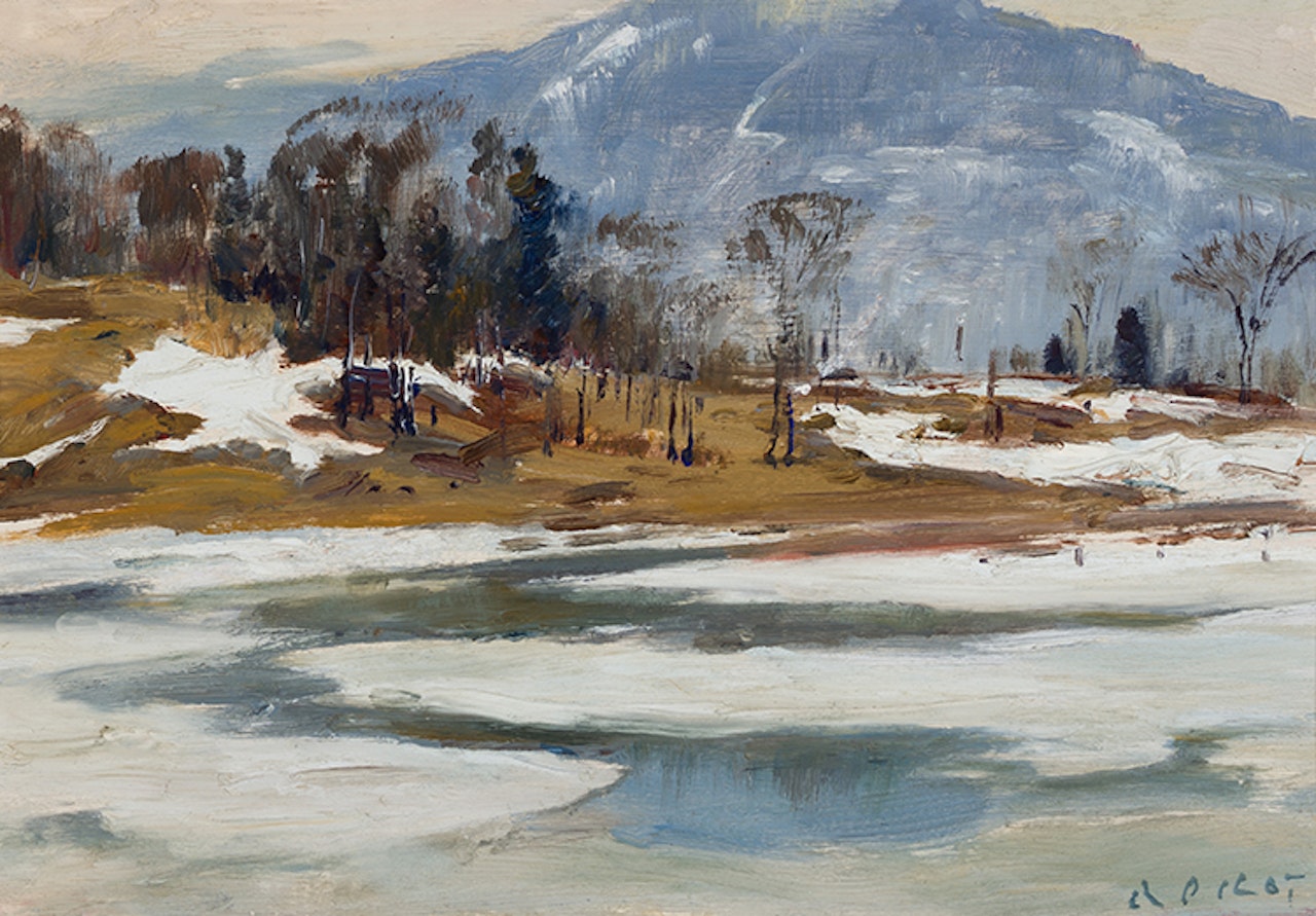 Mont-Tremblant, Misty Day by Robert Pilot