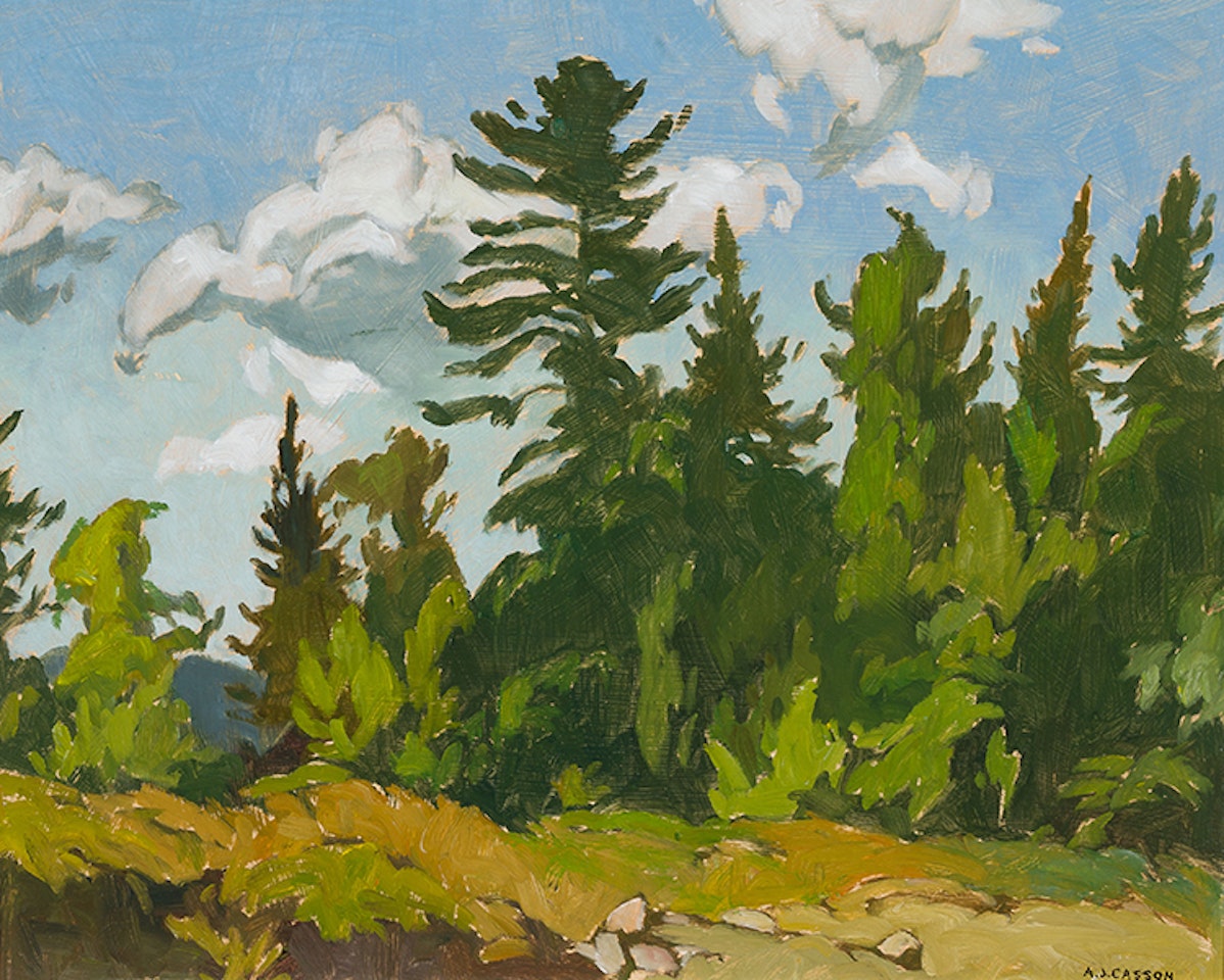 Bay on Oxtongue Lake by Alfred Joseph Casson