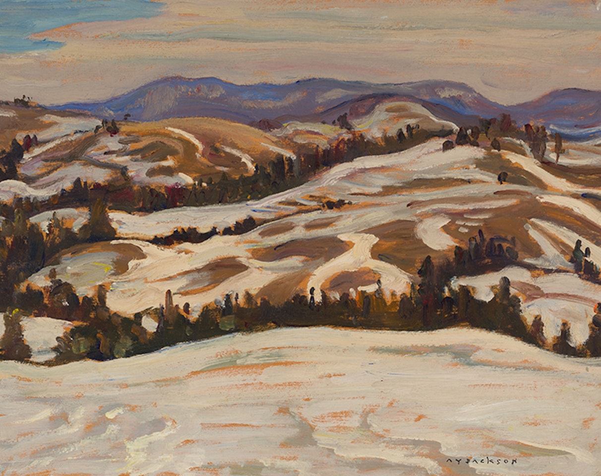 Laurentian Hills at Ste. Adele Que. by Alexander Young Jackson