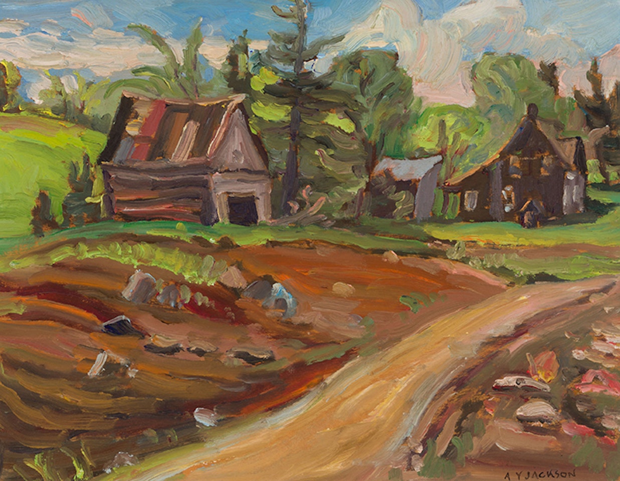 Farm, Quebec by Alexander Young Jackson