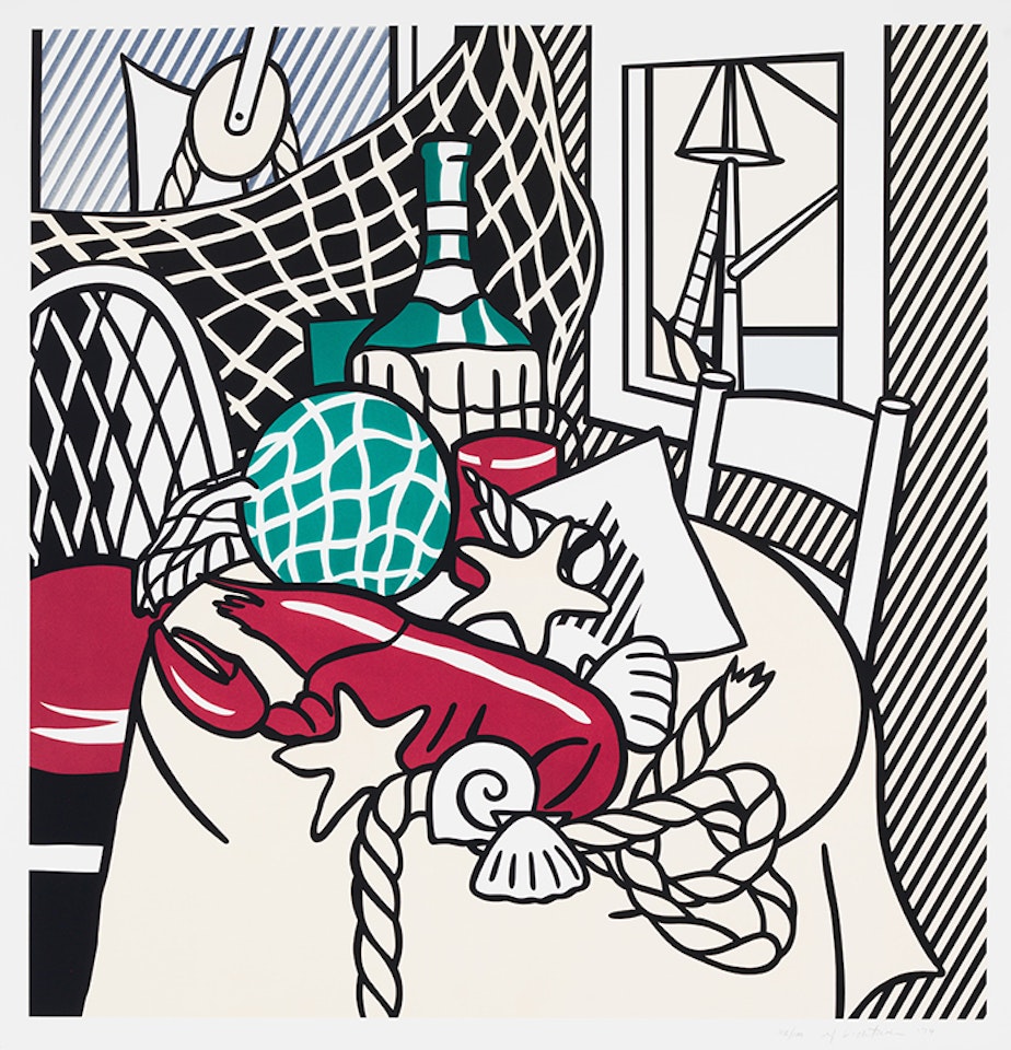 Still Life with Lobster by Roy Lichtenstein