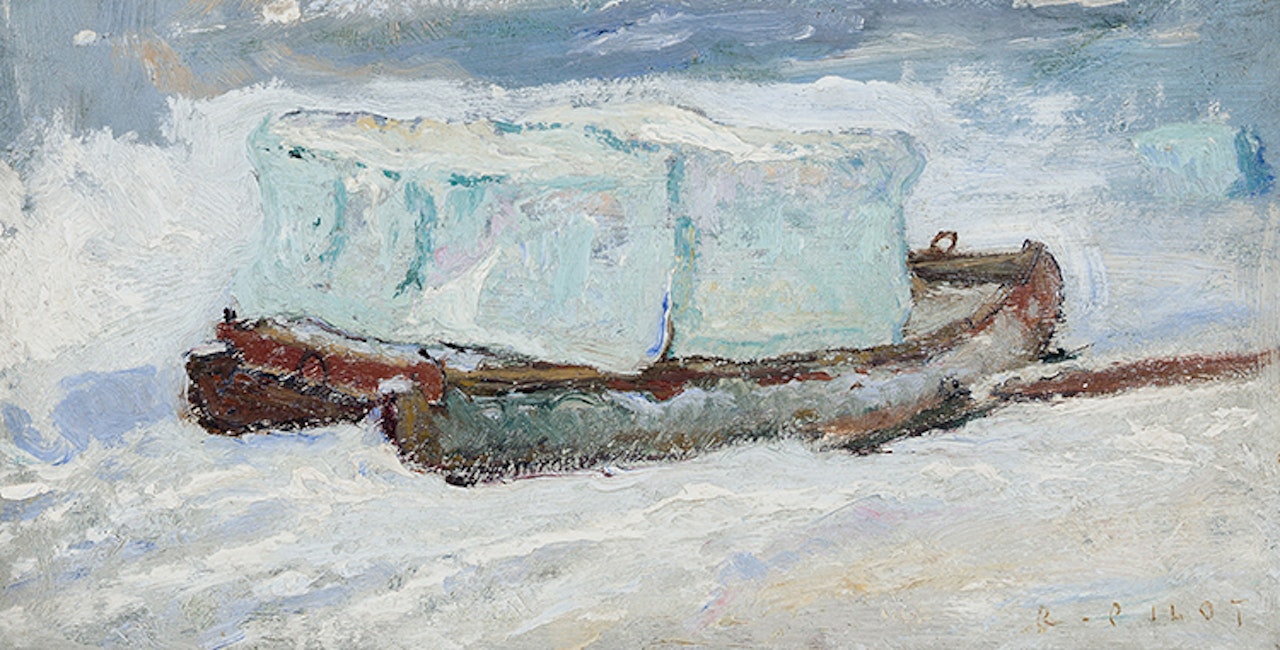 Ice Sleigh, Quebec by Robert Pilot