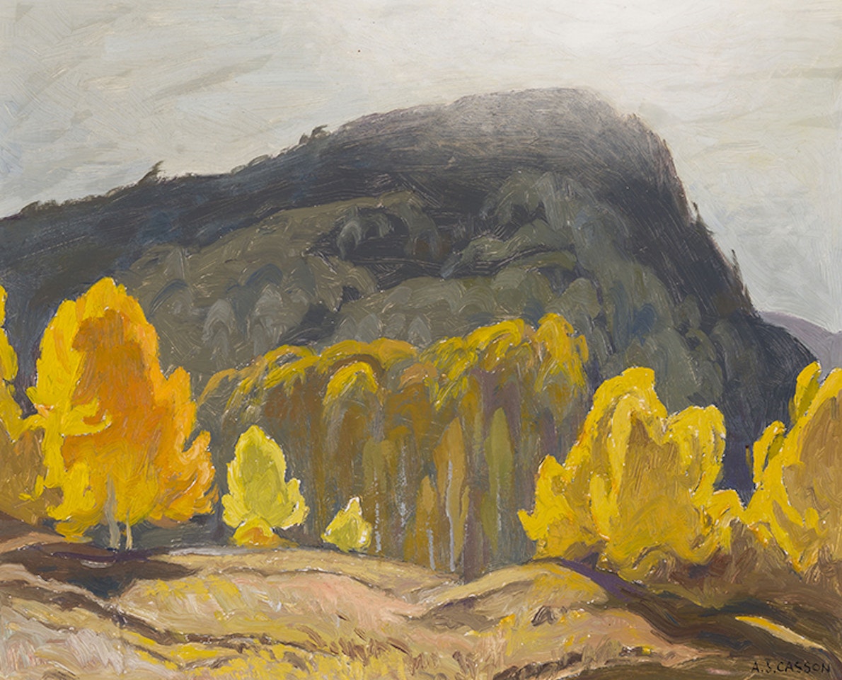 Autumn Afternoon Near Dam Lake by Alfred Joseph Casson