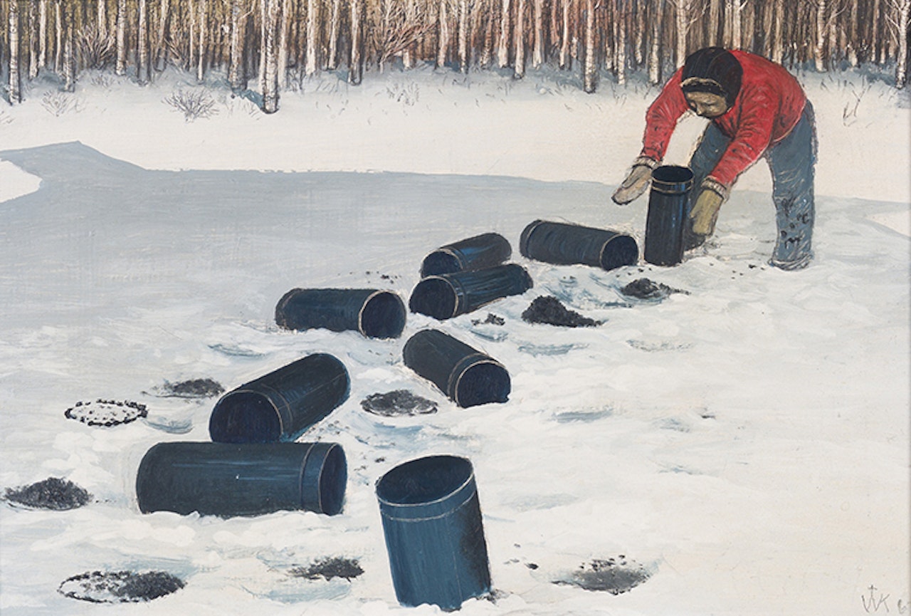 Sooty Stovepipes by William Kurelek