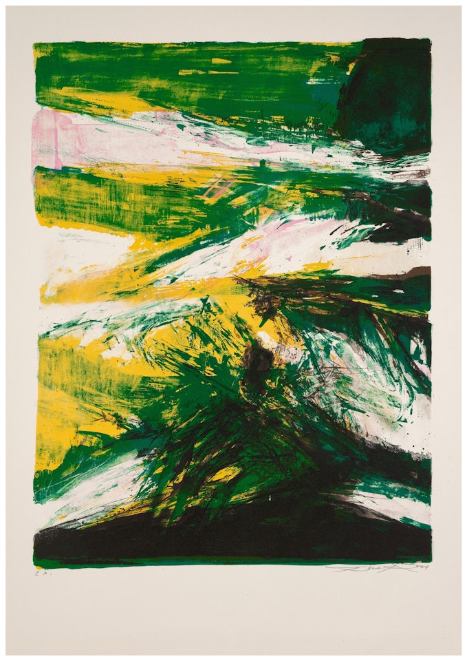 Lithographie 255 by Zao Wou-Ki