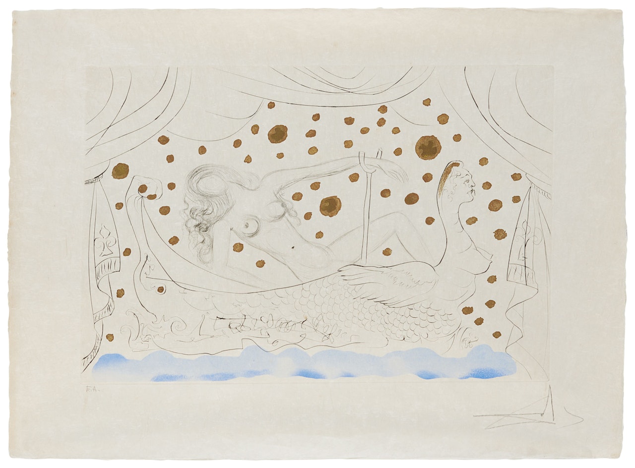 Nu au bain by Salvador Dali