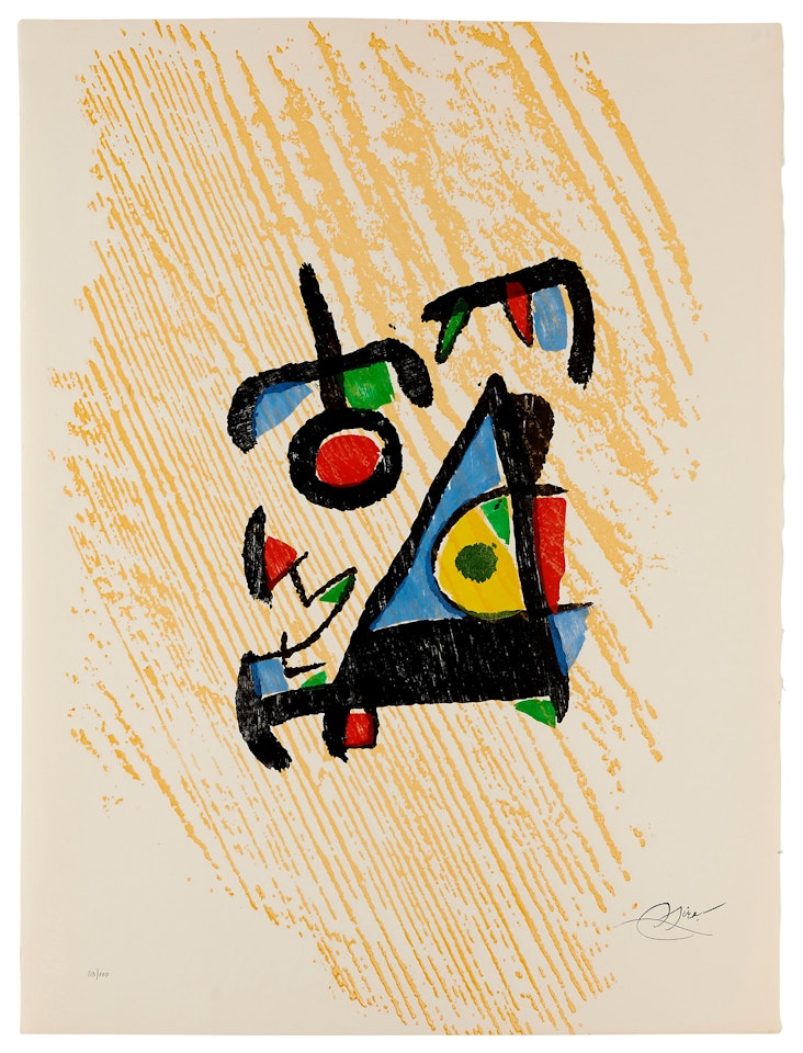 Xylographie pour " Miró Graveur IV " by Joan Miró