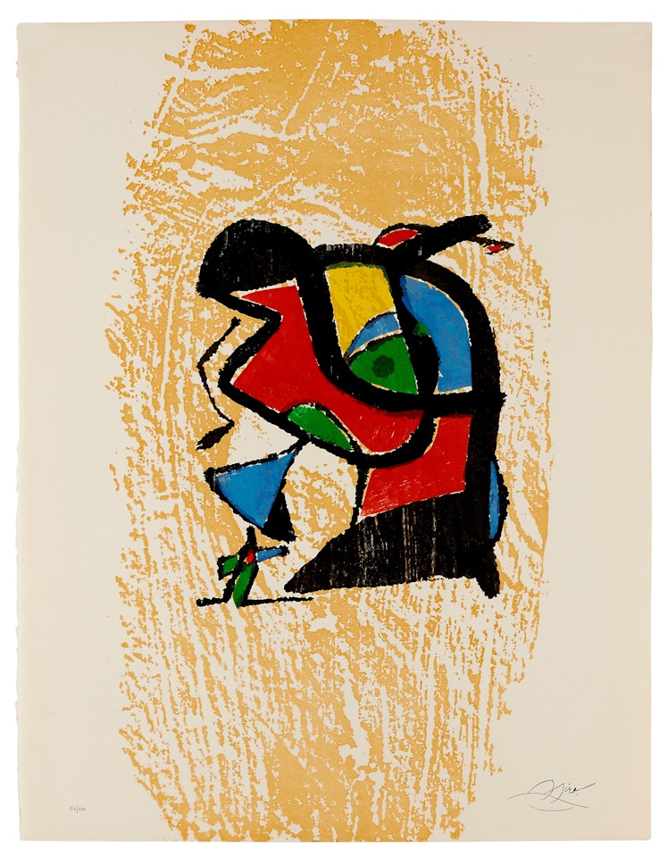 Xylographie pour "Miró Graveur III" by Joan Miró