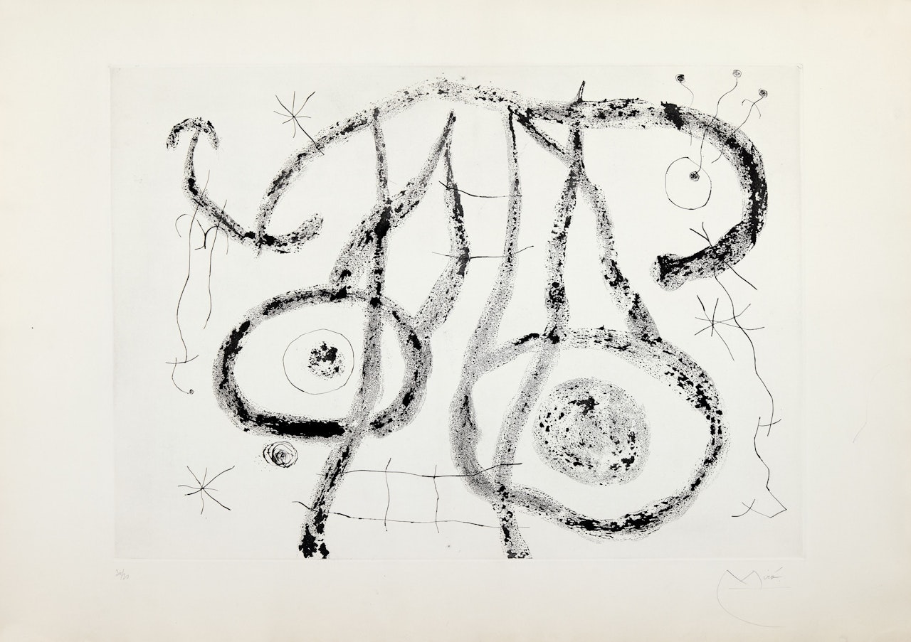 Le porteur d"eau III by Joan Miró